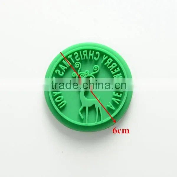 Silicone and Wooden Stamp Cookie Stamp
