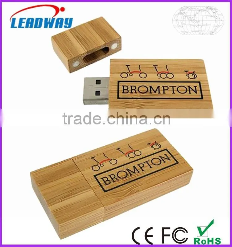 Products novelty bamboo usb flash memory with wooden or bamboo box