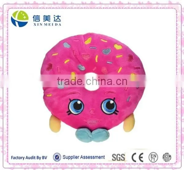Plush Cute Pink Donut Soft Figure Toy