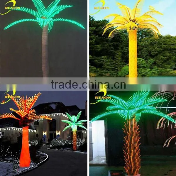 Christmas tree light LED lighted palm tree/coconut tree for sale