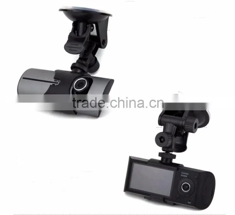 car inside and outside recording Dual lens car dash camera vehicle black box dvr car dvr gps X3000