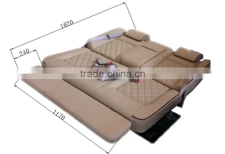 Good selling Luxury sofa bed Three seat Auto seat frame high quality for MPV