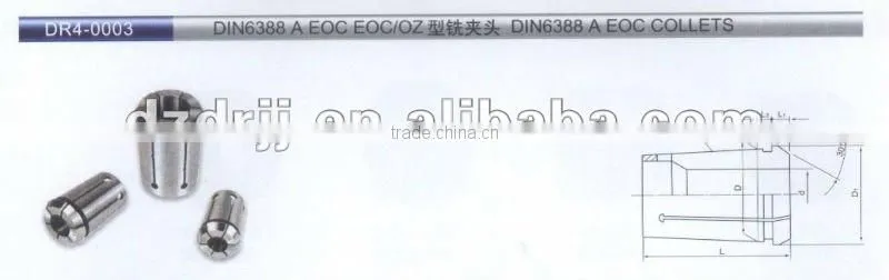 High Precise chuck EOC COLLET