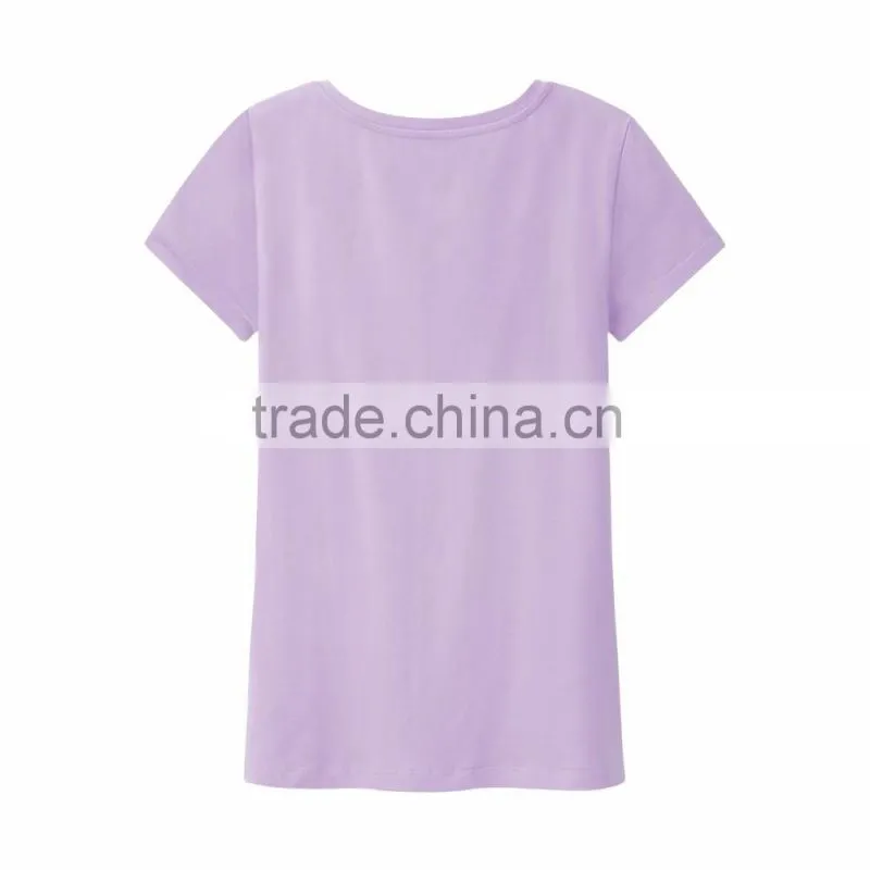 manufacturer china women's clothing cotton bluk t- shirt made in china
