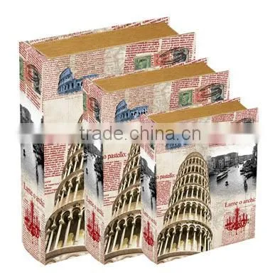 2016 Hotsales Wooden Fake Book Box