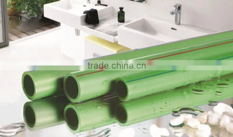 High temperature resistance and Heat Preservation PPR Water Supply pipe/ppr pipes and fittings