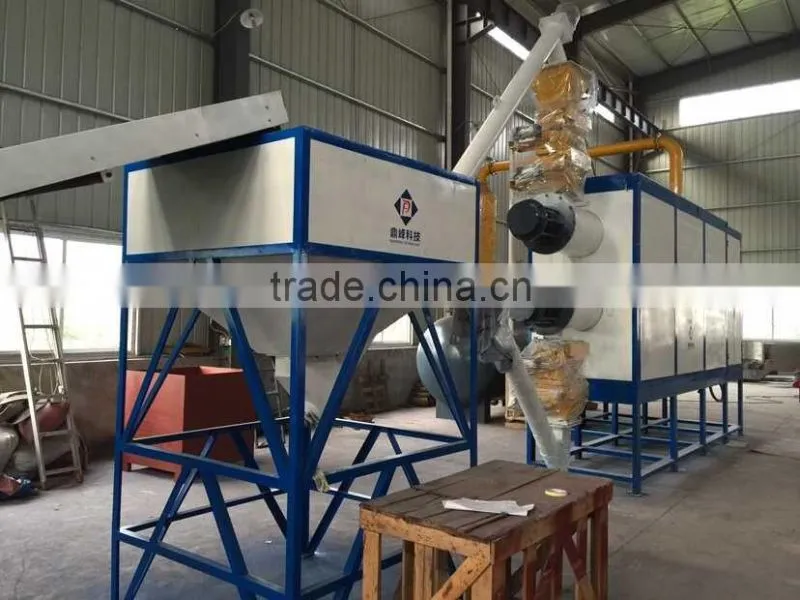 rubber and plastic to oil waste tire recycling production line