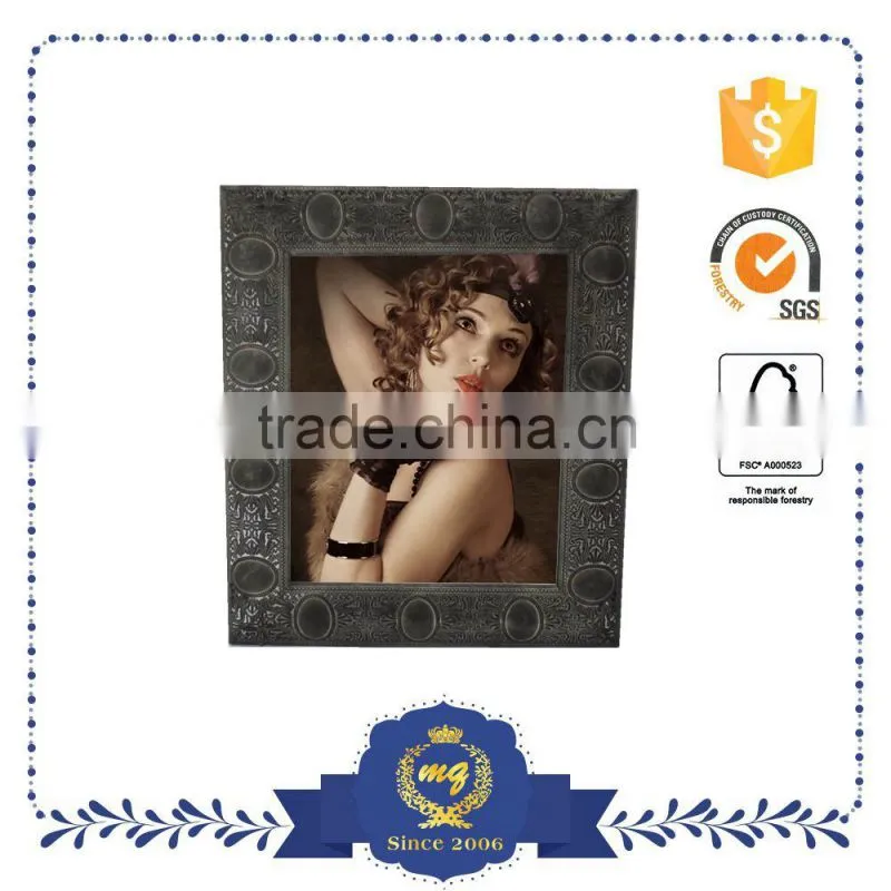 7 inch digital open hot sexy college girl metal photo frame
