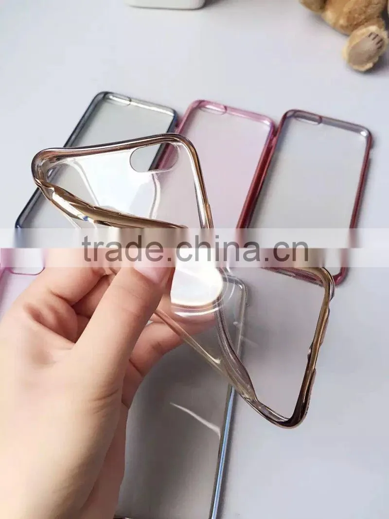 Mobile Phone Protector Shockproof Mobile Phone Case Electroplating TPU Case for Note 7