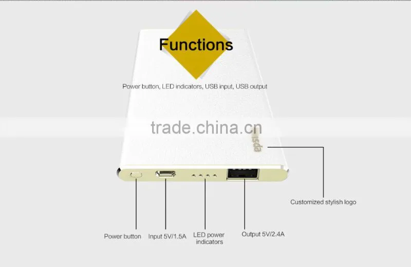 Patent design 3000mah High quality battery power bank solar battery charger with ce fcc rohs