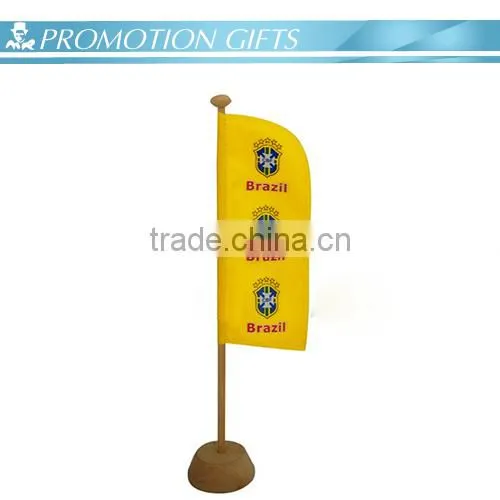 High quality custom stand table desk flag