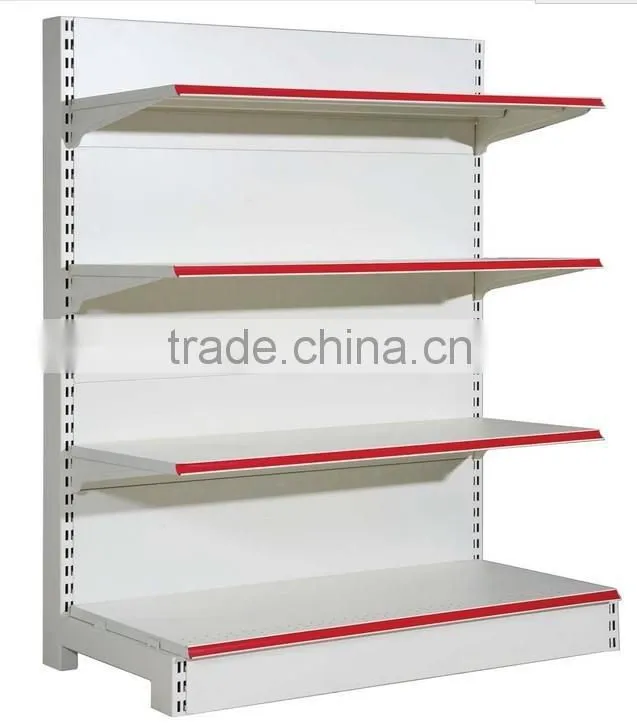 RH-HSP03 Factory Custom Single Side Metal Supermarket Rack