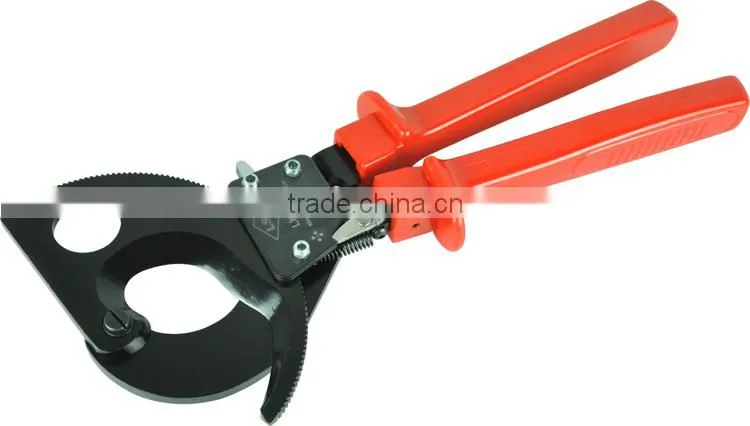 china manufaturer with 10 year experience offer heavy duty copper-aluminum cable cutter 380mm2 max paint head cable cutting tool