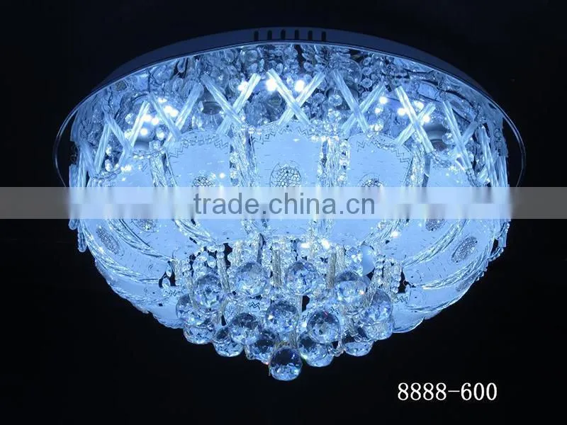 hot sell led chandelier circular round ceiling lamp the Luxury ceiling lamp ball glass Crystal ball
