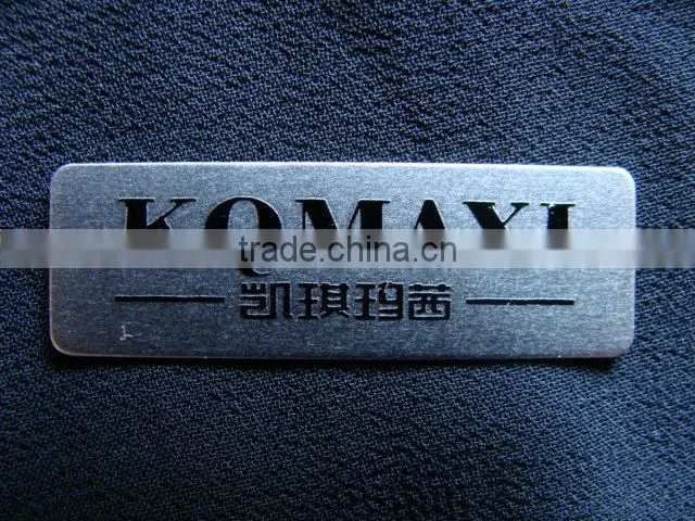 High quality custom nameplate for motorcycle