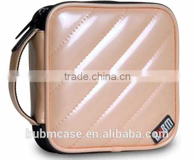 Fresh BUBM 32 Capacity PU Leather Cover CD Case CD Box DVD Case CD-ROM Holder Car Disc Case