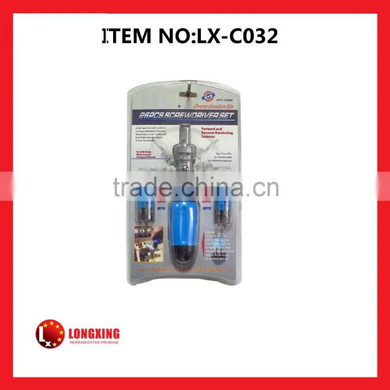 Factory Supply best selling promotion 26 pcs multi-function screwdrivers set