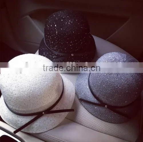 2016 high quality ladies summer knitted hat original factory direct cheaper terry towel bucket hat