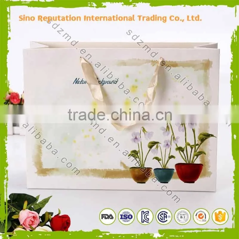 High quality kraft paper shopping bags wholesale