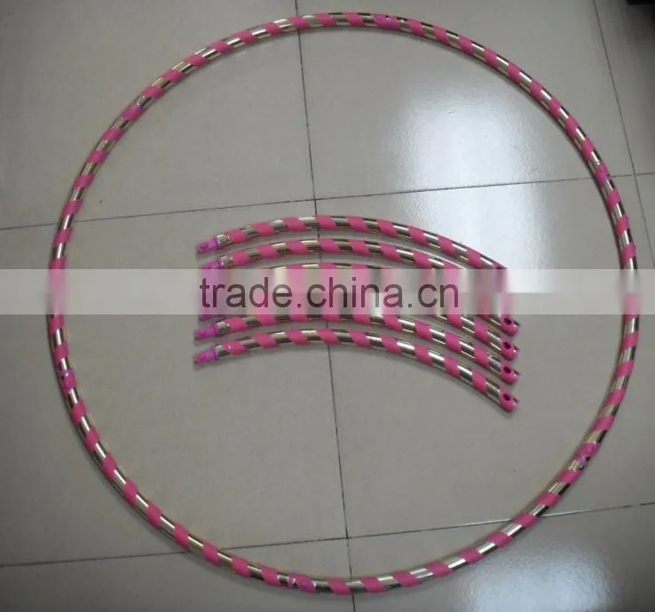 2015 the newest type detachable hula hoop/foldable hula hoop with high quality