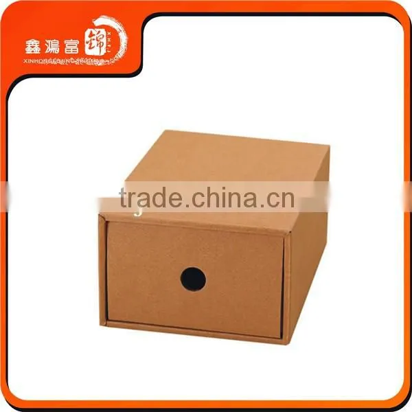 xhfj custom brown black luxury drawer paper box for gift