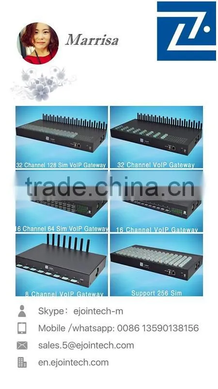 16 channel global gateway network