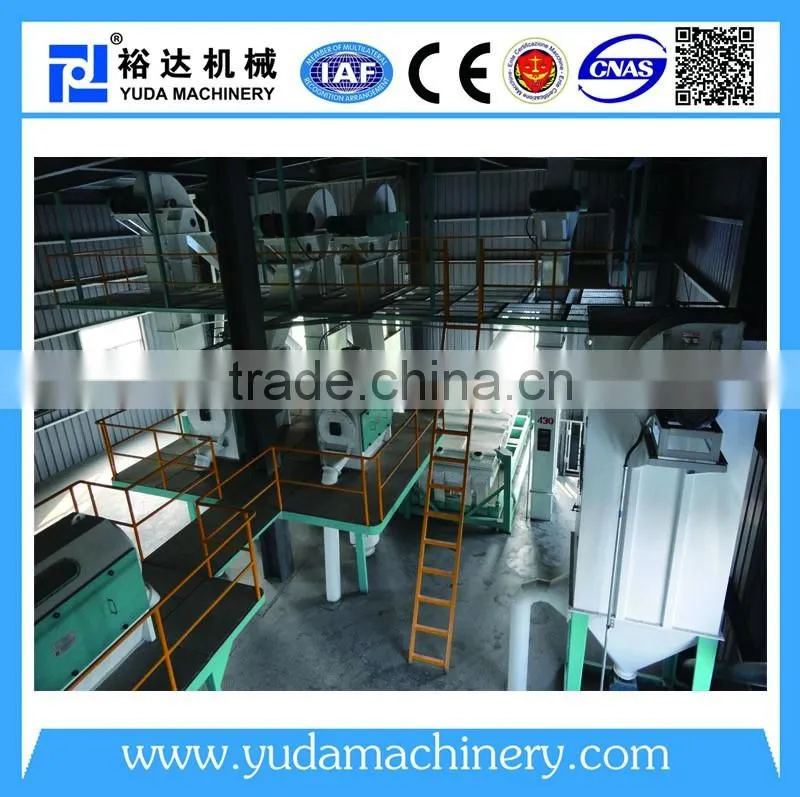 CE, SGS 10t/h mash feed production line