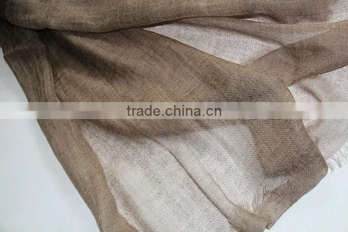 200s ring cashmere nature color scarf