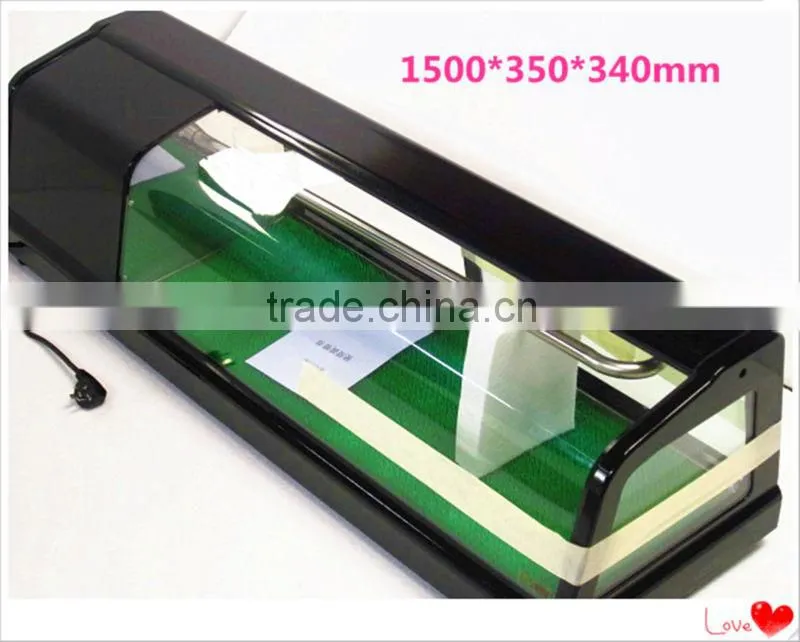 High quality cooked food display cabinet sushi showcase