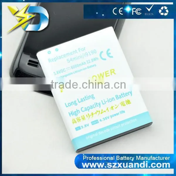 China OEM Battery Factory 3.8v Rechargeable External Battery for xuandi for white lable for s4mi ni