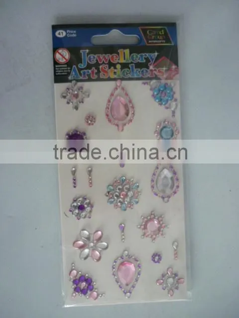 jewels and rhinestones decoration stickers
