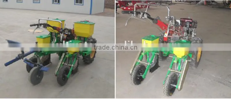 4 line maize planter machine with fertilizer for walking tractor