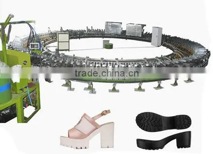 Double-Color Double-Density PU Shoe Sole Moulding Machine Price