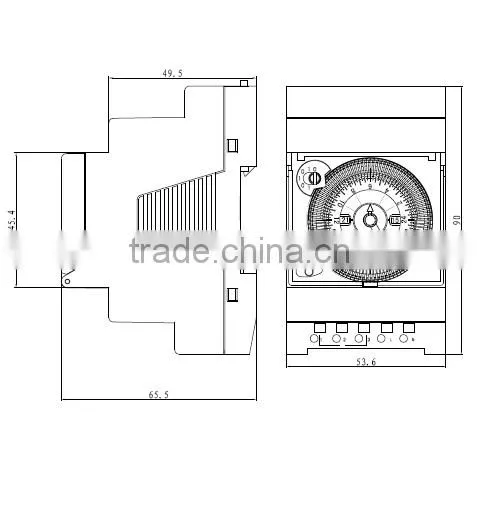 Mechanical Programmable Time Switch 240V 24 hour SUL180a