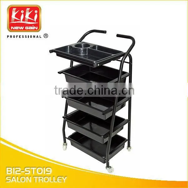 KIKI hair salon trolleys. Beauty Trolley. Multi-fonction Tool trolley. B64-ST007