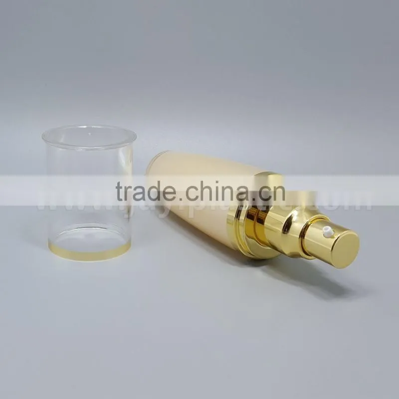 Mushroom Shape Plastic Acrylic Lotion Bottle Cosmetic Packaging ,Hot Sale Acrylic Cosmeitc Bottles For Skin Care