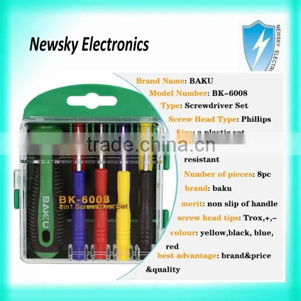 Wholesale Factory Price Screwdriver set with 8pcs Tips