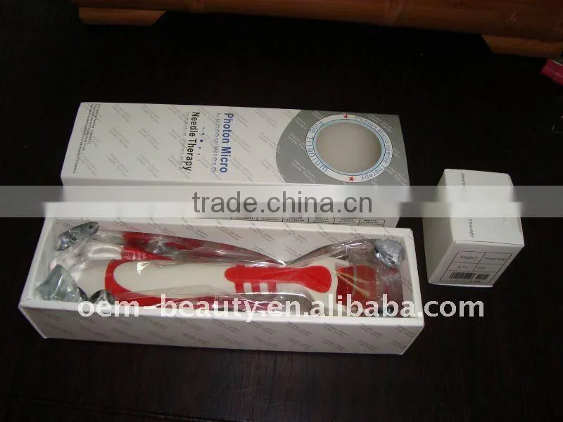 Newest products dts 540 needles derma roller L011 (electric handheld massager vibrator)