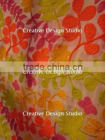 Embroidery fabric Dyeable Georgette fabric