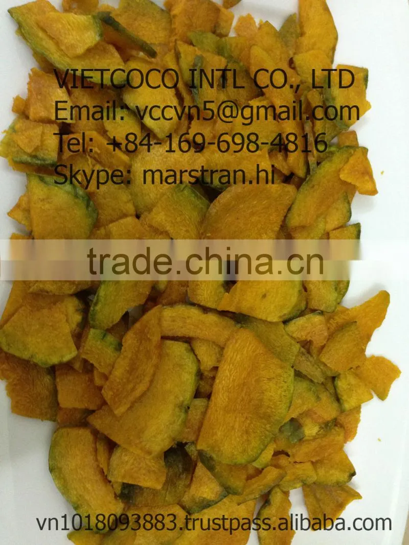 Dried jackfruit, Pumpkin, Pineapple