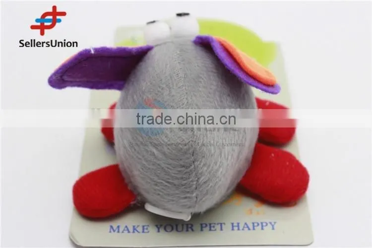 No.1 yiwu exporting commission agent wanted lovey mouse plush toy for cat