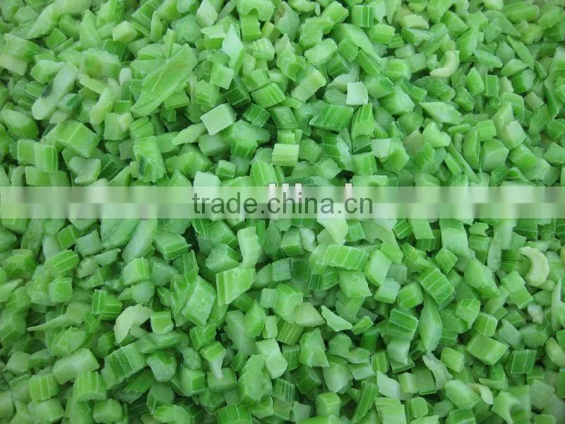 Frozen diced celery
