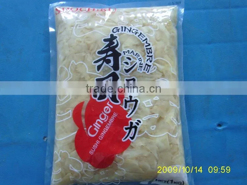 Worldwide hot sail pickled sushi ginger slice