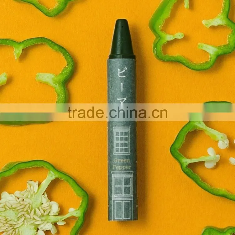 Japanese eco-friendly crayon with natural vegetable colors