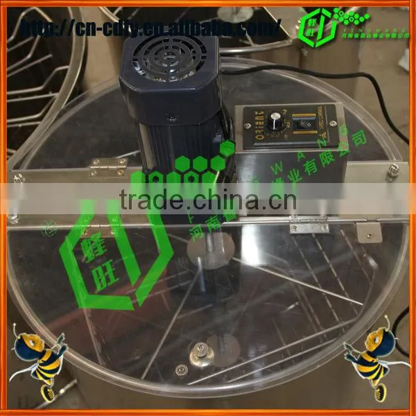 Auto start-stop devices 4 frames electric honey extractor/honey processing equipment
