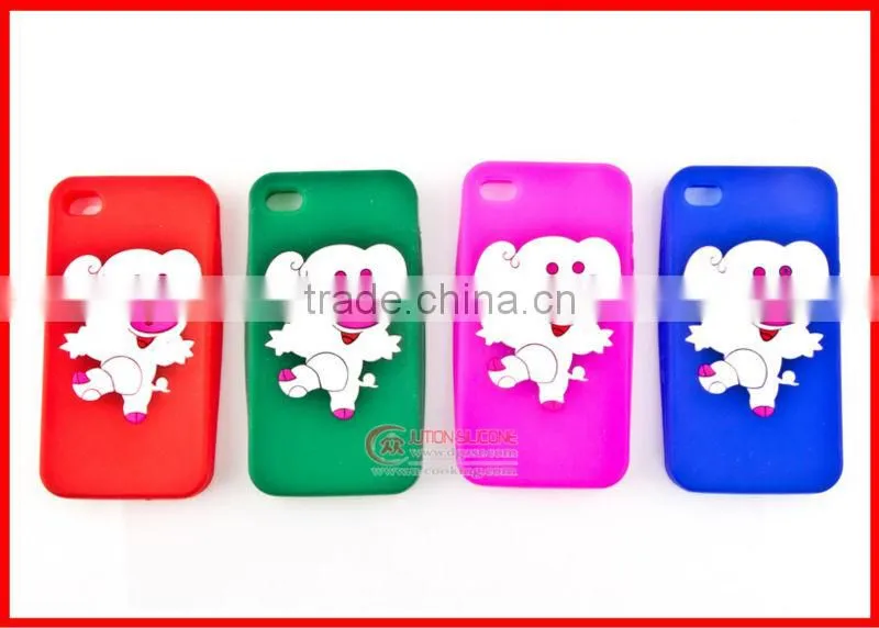 embossed silicone phone case