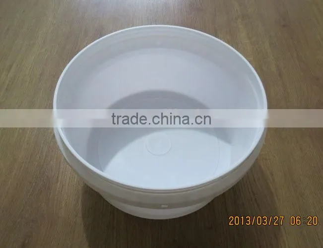 utility 8L PP Plastic round pail with lid