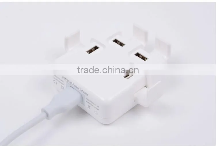 shenzhen 5v 4 ports USB plugs mini cell phone charger