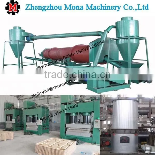 Wood crushing machine compressed wood pallet making machine|wood pallet making machine|wood dust compress machine