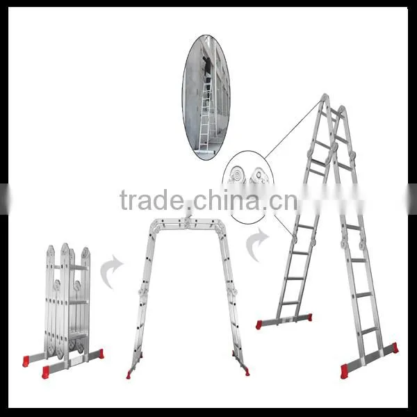 Aluminum 7075 Step Ladder, Urbon Ladder For Safety, Made In China